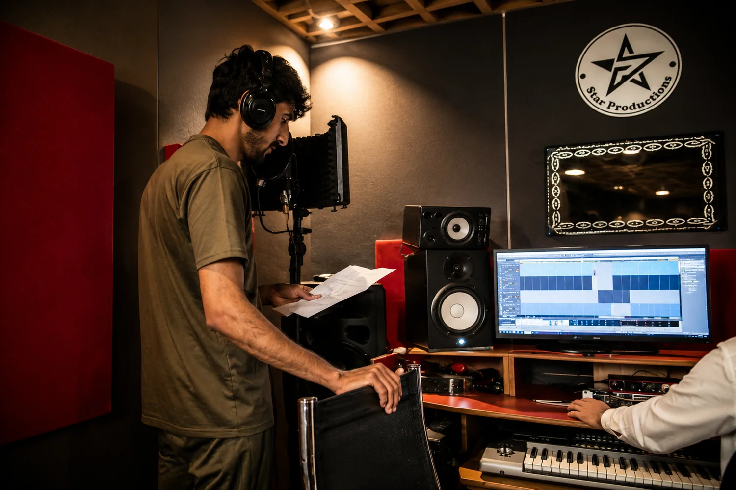 Recent recording session at Star Productions